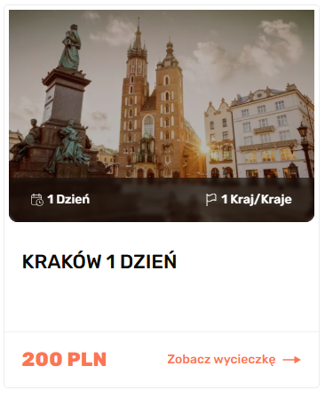 wycieczka szkolna do Krakowa